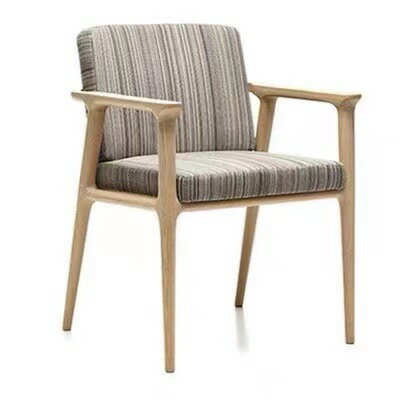 餐椅設計師中式現代創意北歐實木簡約帶扶手餐椅成人老人麻將椅子 全館免運