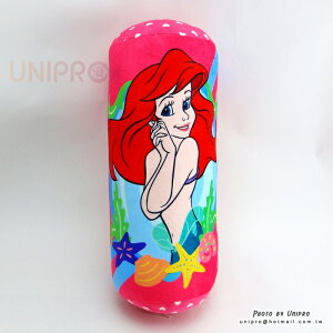 【UNIPRO】小美人魚 公主 愛麗兒 圓柱抱枕 長枕 Little Mermaid Ariel 艾莉兒 迪士尼正版