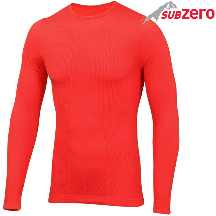 SUBzero Factor 1+ 男款 長袖無縫排汗衣 Factor 1 Plus SZF1P-009L 紅色