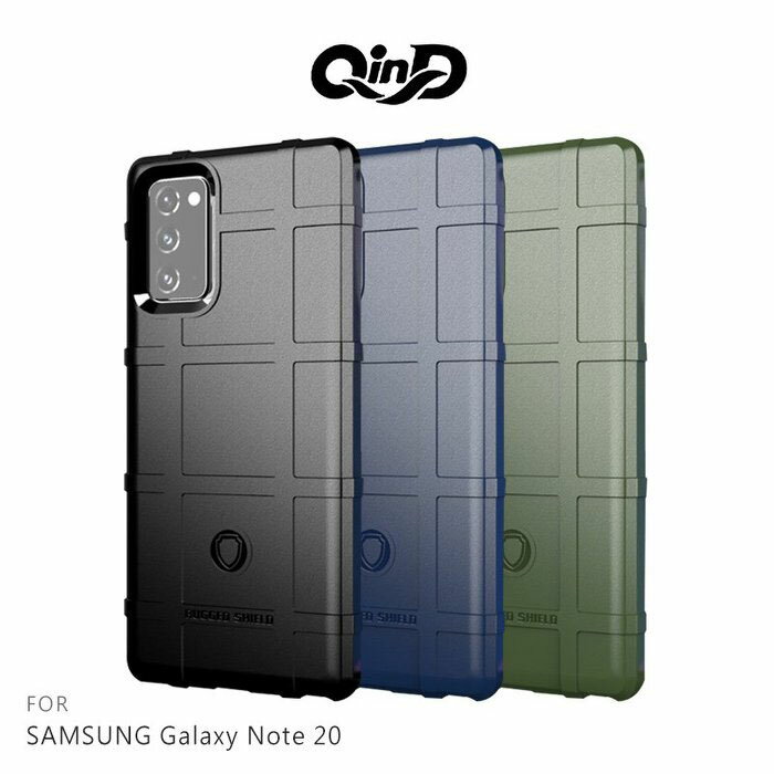 QinD SAMSUNG Galaxy Note 20、Note 20 Ultra 戰術護盾保護套【APP下單4%點數回饋】