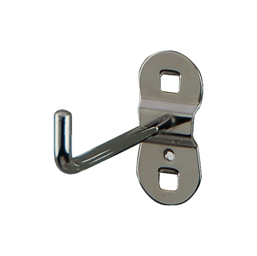 【樹德】 工作桌掛板直角單鉤 HK-1208(10入/包) 扳手架 工具架 刀具架 鑽頭 鐉刀 掛鈑掛鉤