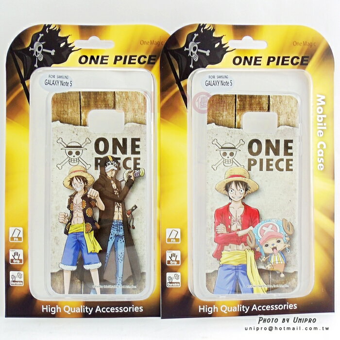 【UNIPRO】三星 NOTE5 海賊王 One Piece 魯夫 喬巴 羅 TPU 手機殼 手機套 N9208