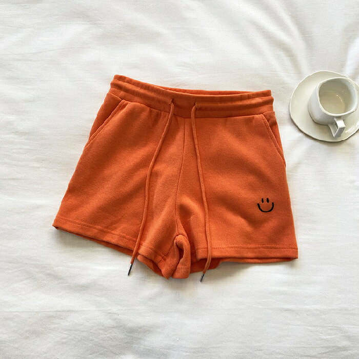 短褲女新款夏季薄款運動休閑闊腿褲高腰寬松瑜伽居家褲子睡褲 4