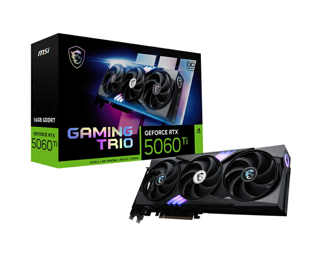 MSI 微星 RTX5060 Ti 16G GAMING TRIO OC 顯卡 顯示卡