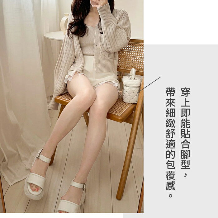BONJOUR☆日本GRL皮革厚底運動涼鞋【CI455】 4