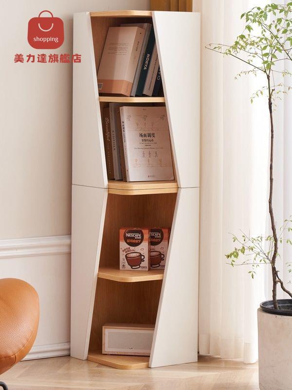 角櫃 轉角櫃 書架歪櫃 子玄關書櫃 拐角墻角置物架 角落創意 三角櫃 弧形[PP0504032]