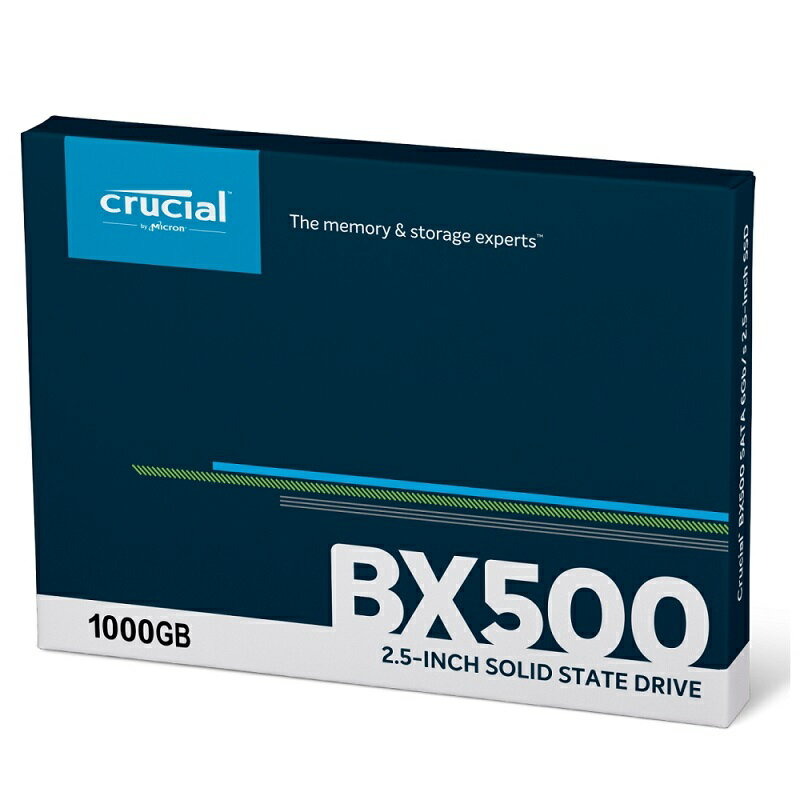 【最高現折268】Micron 美光 Crucial BX500 1TB/2.5吋 SSD固態硬碟