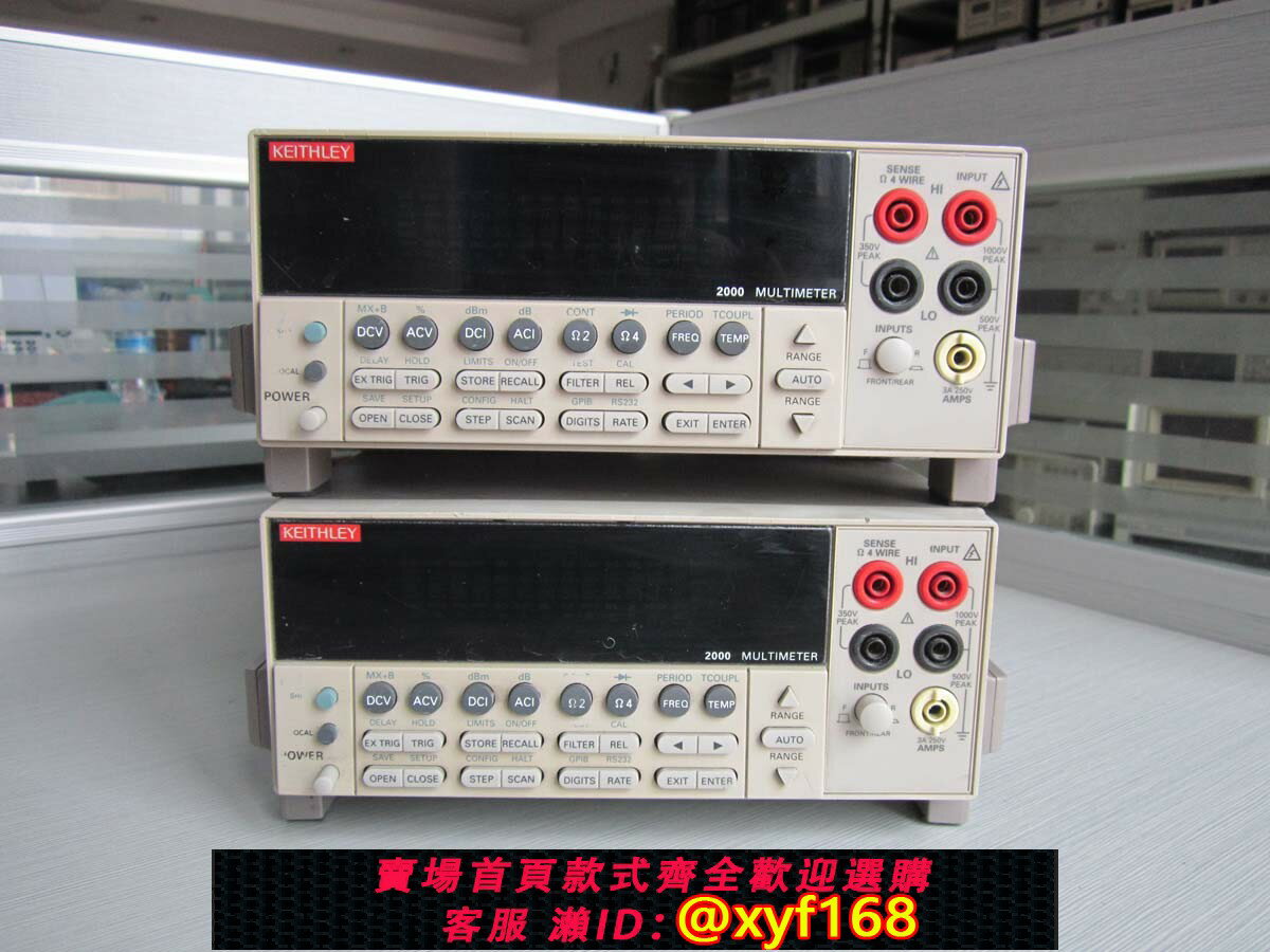 {保固一年 可打統編}原裝機無維修美國KEITHLEY 2000/吉時利2000六位半臺式萬用表