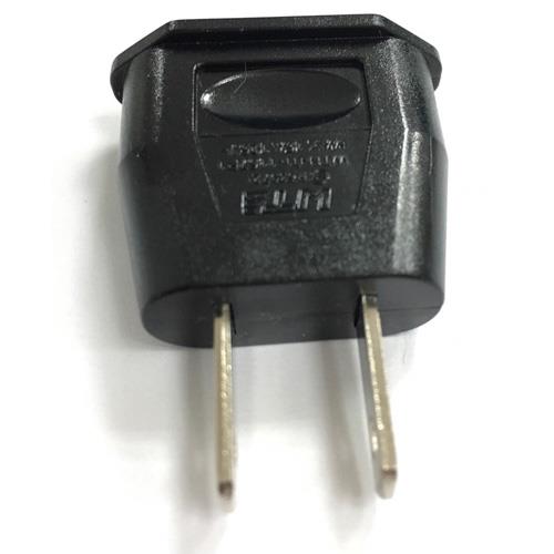 110公  220母 轉接頭 大圓4.8mm 黑色