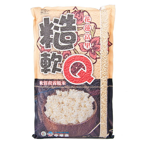 花蓮富里軟Q糙米1.5kg【愛買】