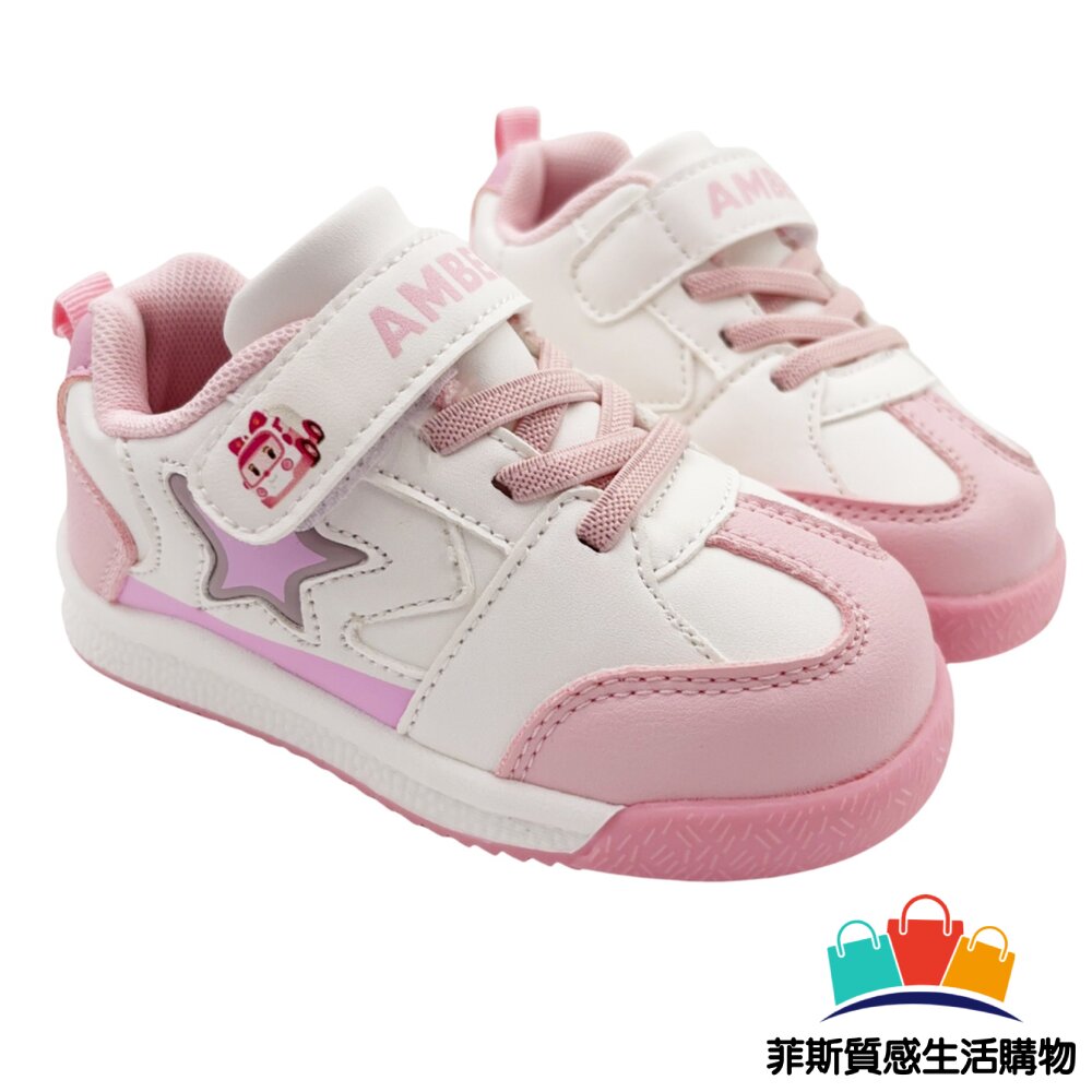安寶Amber學步鞋 - 布鞋 嬰幼童鞋 休閒鞋 救援小隊 安寶童鞋 童鞋 救援小英雄 學步鞋 小童鞋 卡通童鞋 AMBER童鞋 魔鬼氈鞋 女小童