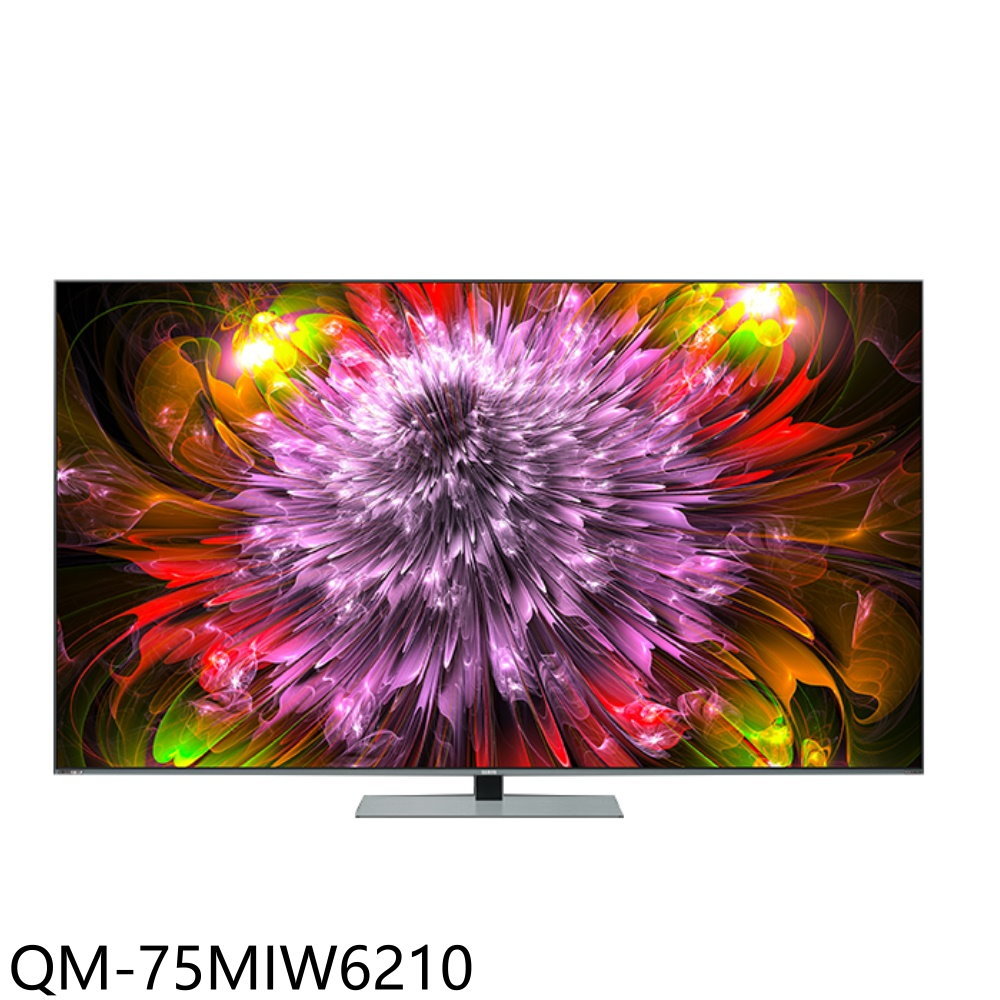 APP下單4%點數★聲寶【QM-75MIW6210】75吋miniLED 4K聲霸連網智慧顯示器(含標準安裝)