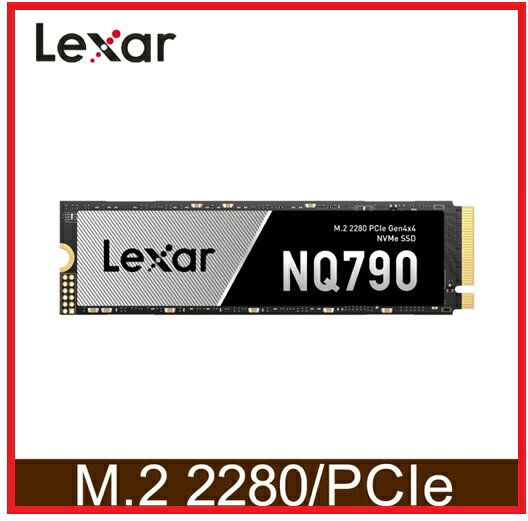 Lexar 雷克沙 NQ790 M.2 2280 PCIe Gen4x4 NVMe 2TB 固態硬碟