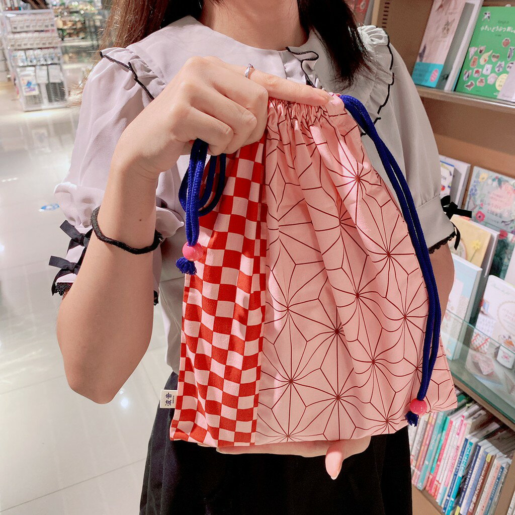 日本 🇯🇵 namioto 鬼滅之刃禰豆子花紋手提袋三件套 鬼滅羽織圖案購物袋 學生補習袋 電腦包【APP滿額下單10%點數(單一帳號最高5000點)】2/28止 3