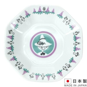 asdfkitty*日本製 MOOMIN嚕嚕米的阿金 陶瓷八角盤/炒飯盤/餐盤-正版
