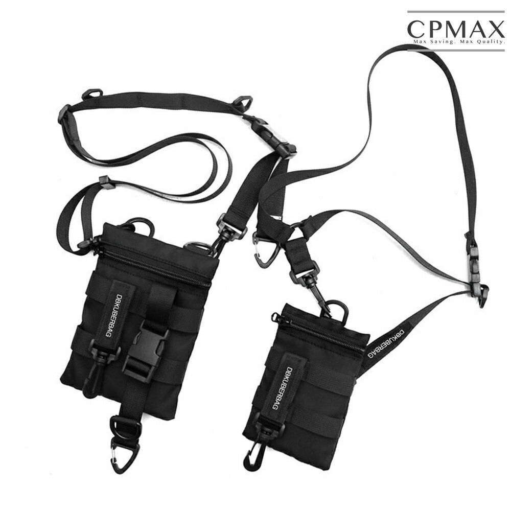 CPMAX 韓版嘻哈男女斜背手機袋 尼龍布戰術腰包 小包 手機包 工裝包 單肩包 斜跨包【O180】