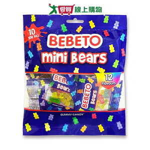 Bebeto彩虹熊軟糖100G【愛買】