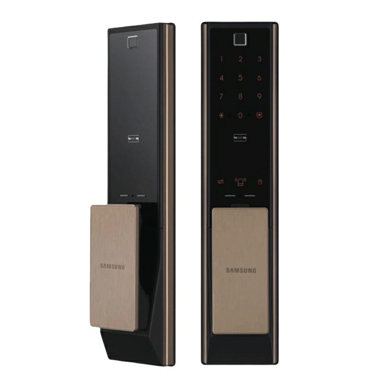 【送安裝】門鎖 電子鎖 三星 Samsung DP739 6合1 推拉款 韓國品牌 原廠保固 大門 智能 防盜鎖