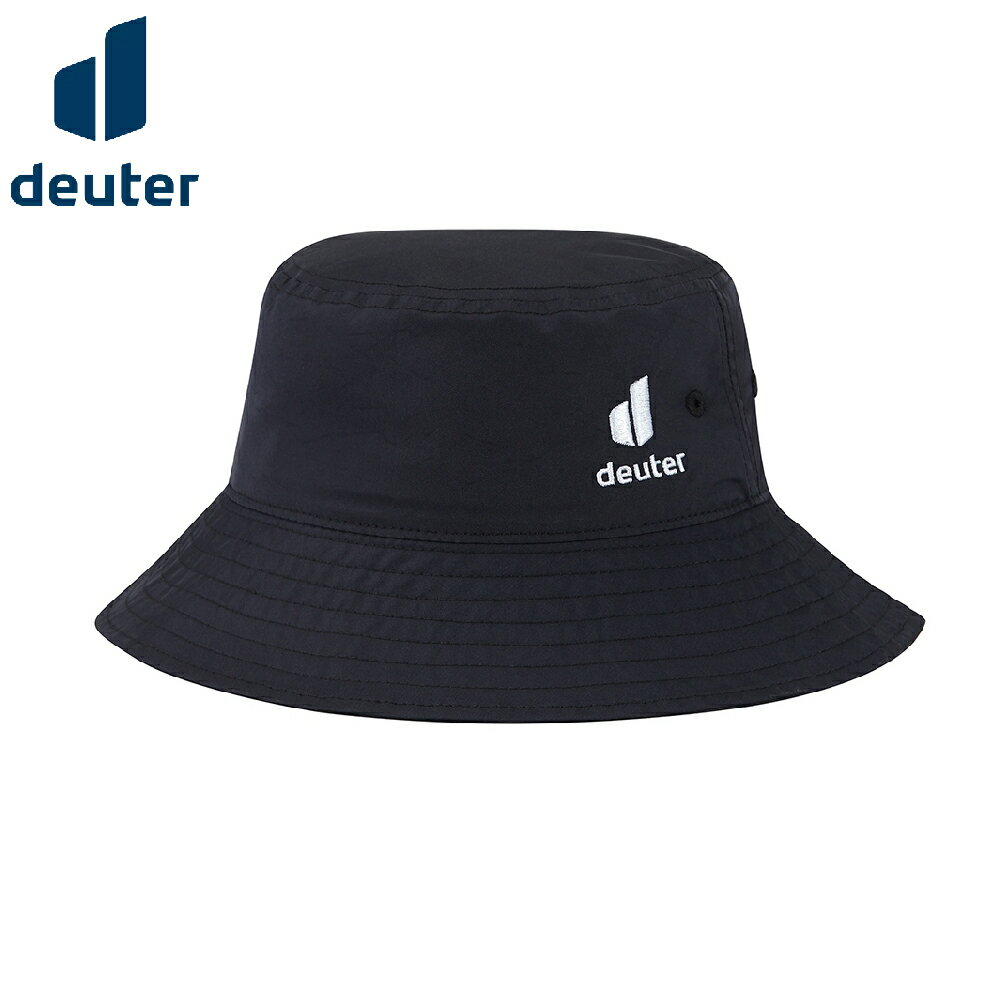 【Deuter 德國 DEUTER 漁夫帽《黑》】A6AH2301N/125/防曬便帽/透氣漁夫帽/遮陽防曬帽