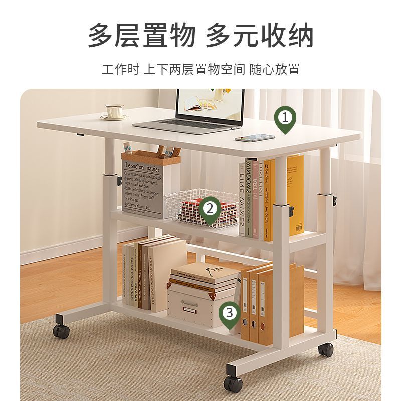 【最低價】【公司貨】床邊桌可移動簡約小桌子臥室家用學生書桌升降宿舍懶人簡易電腦桌 4