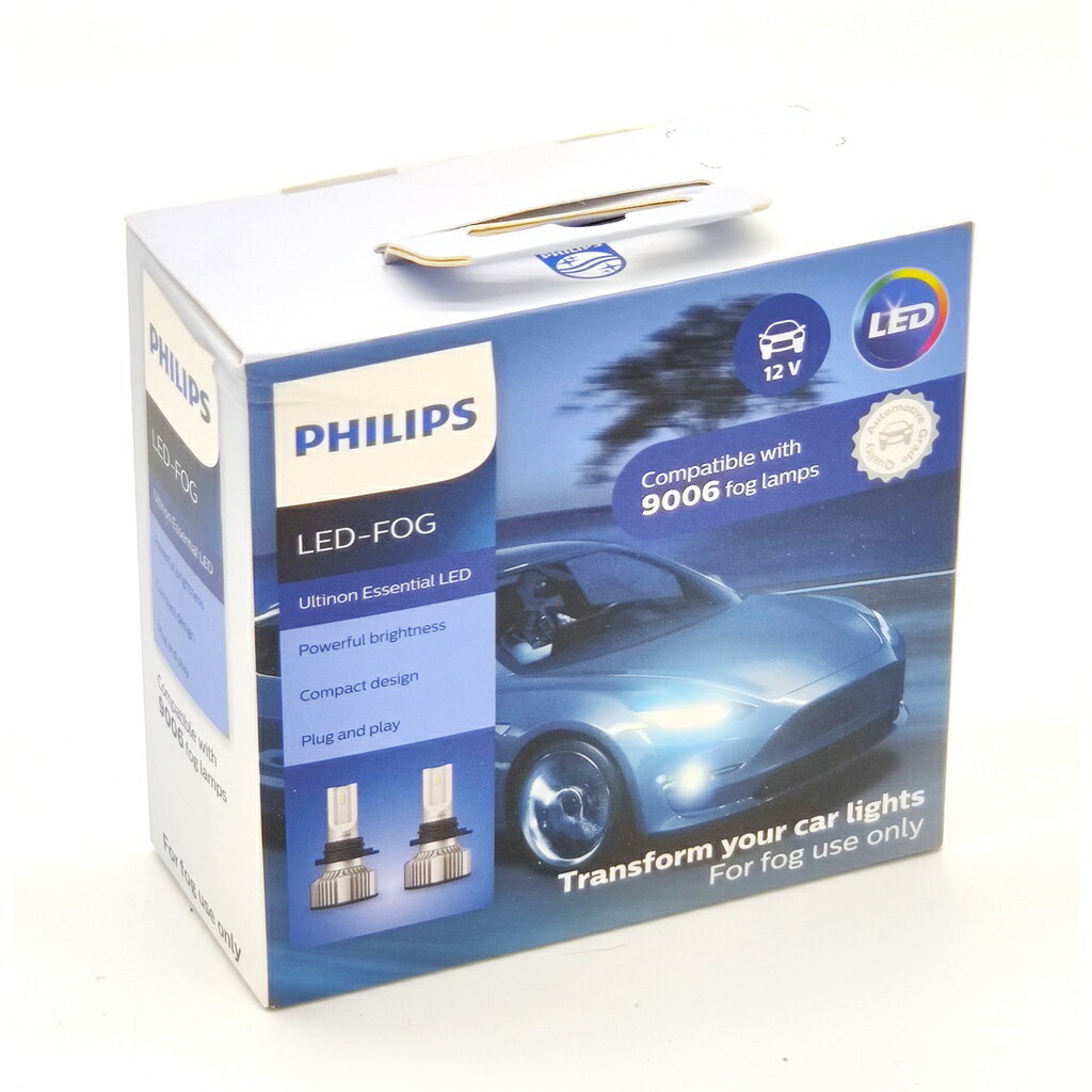 德國照明大廠 PHILIPS 飛利浦 9006 Ultinon Essential 6500K LED 霧燈 燈泡