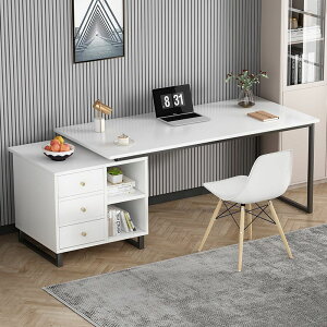 辦公桌簡約現代電腦桌臺式桌家用書桌辦公室桌子臥室學習寫字桌