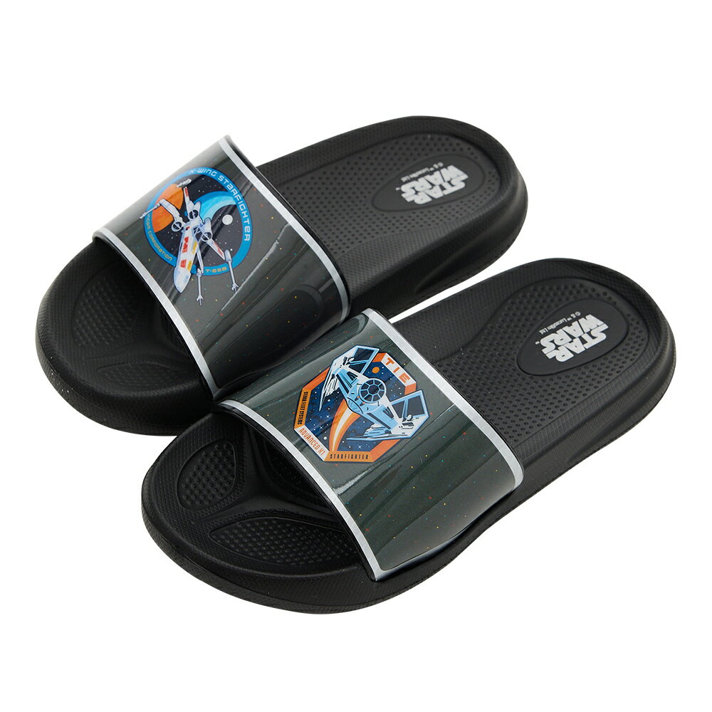 STAR WARS 星際大戰 童鞋 防水 輕量 運動拖鞋 拖鞋 [S23437] 黑 MIT臺灣製造【巷子屋】