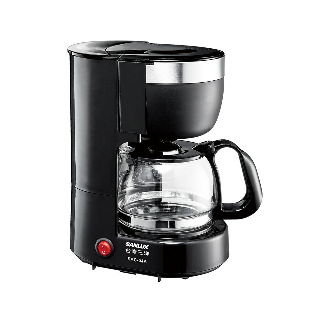SANLUX台灣三洋 4人份美式咖啡機 /台 SAC-04A【領券滿額再折千12/31止】