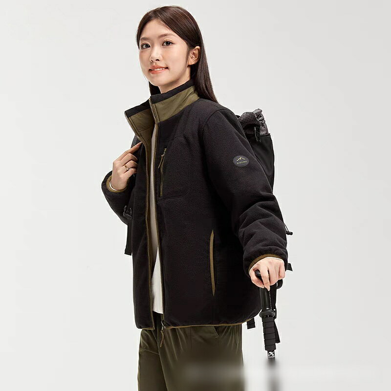 90%白鴨絨外套-兩面穿保暖羽絨登山夾克男女外套4色74ju16【米蘭精品】【獨家進口】