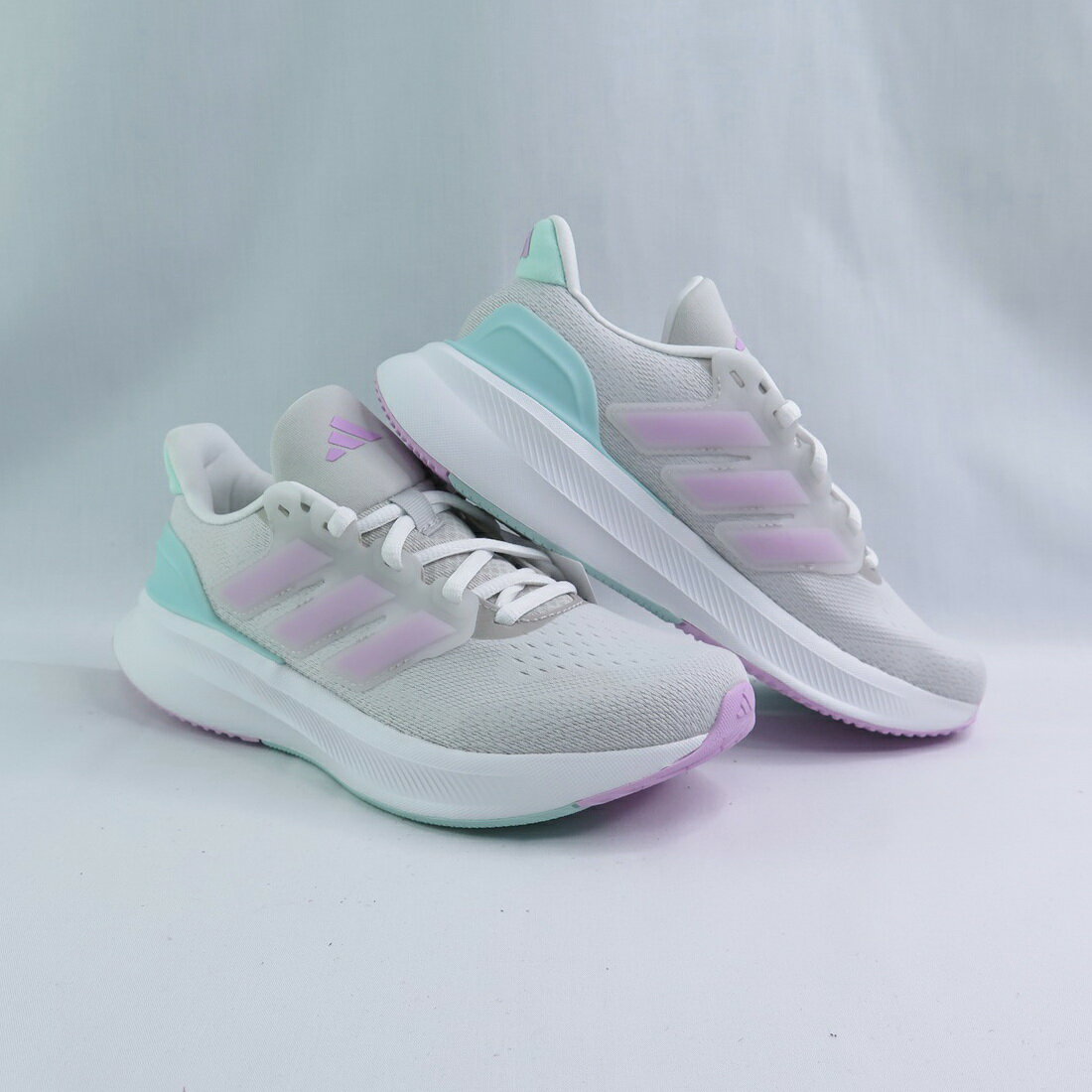 ADIDAS IH1522 ULTRARUN 5 J 大童 慢跑鞋 女鞋 淺灰x粉紅 【iSport愛運動】