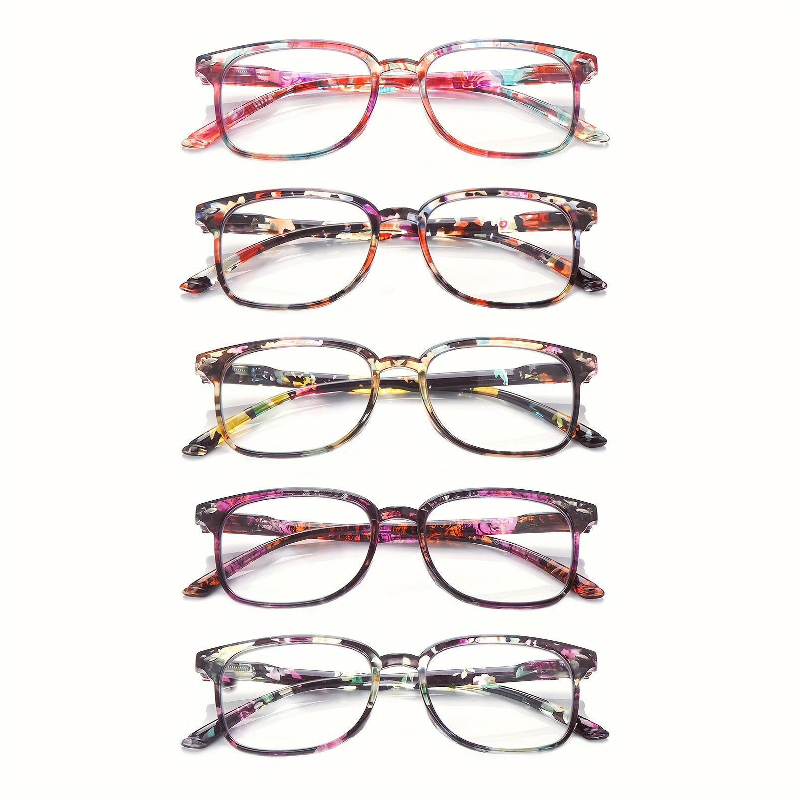5pcs Reading Glasses For women Blue Light Blocking Computer