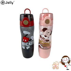 【Jolly】Disney 迪士尼 兩用直飲水瓶 570ml(米奇/米妮) | 寶貝俏媽咪