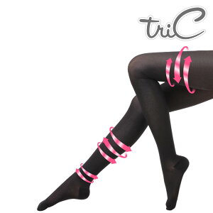 【Tric】200Den 台灣製造 包趾壓力褲襪(黑/膚) 一雙