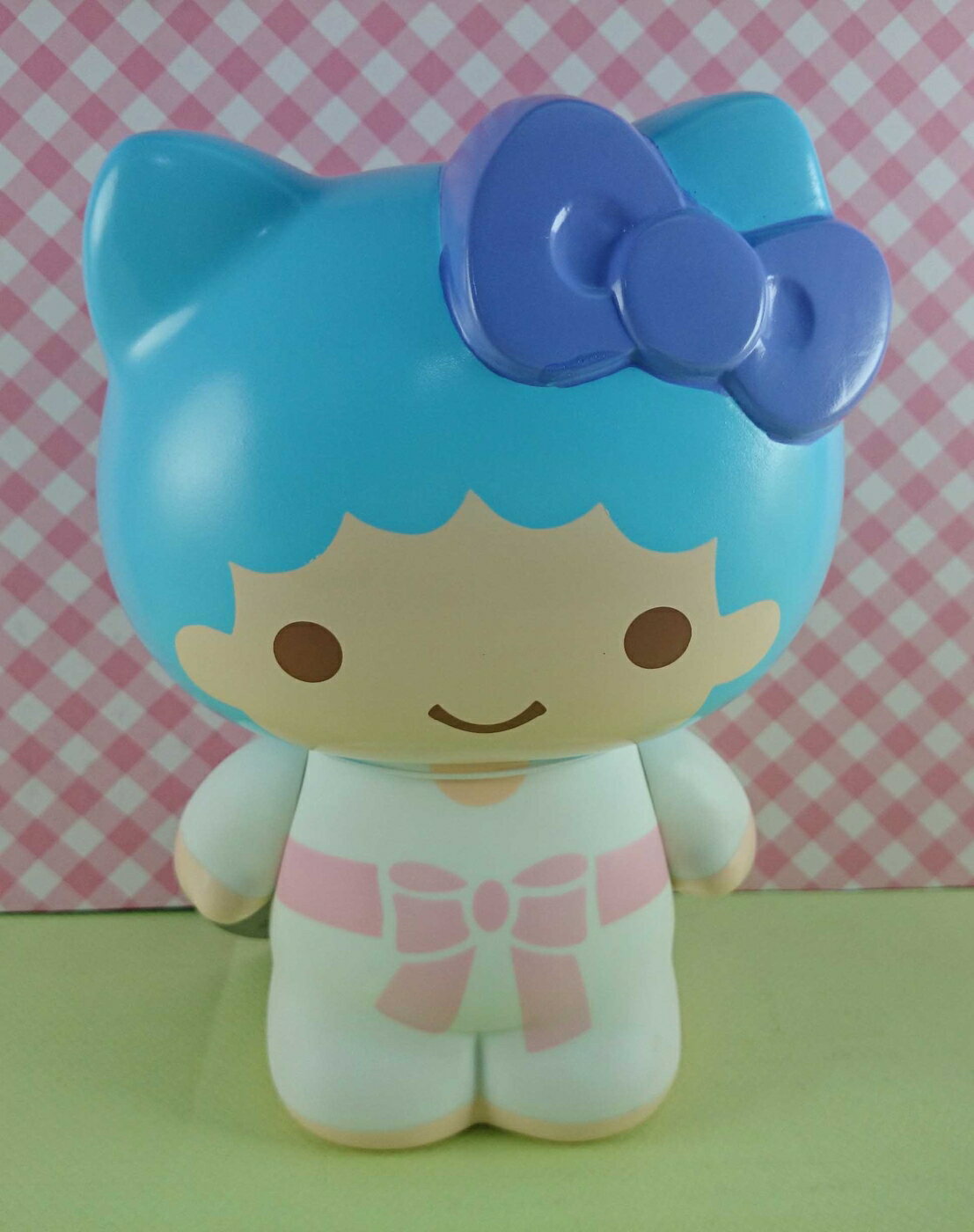 【震撼精品百貨】Little Twin Stars KiKi&LaLa 雙子星小天使 存錢筒 藍 震撼日式精品百貨