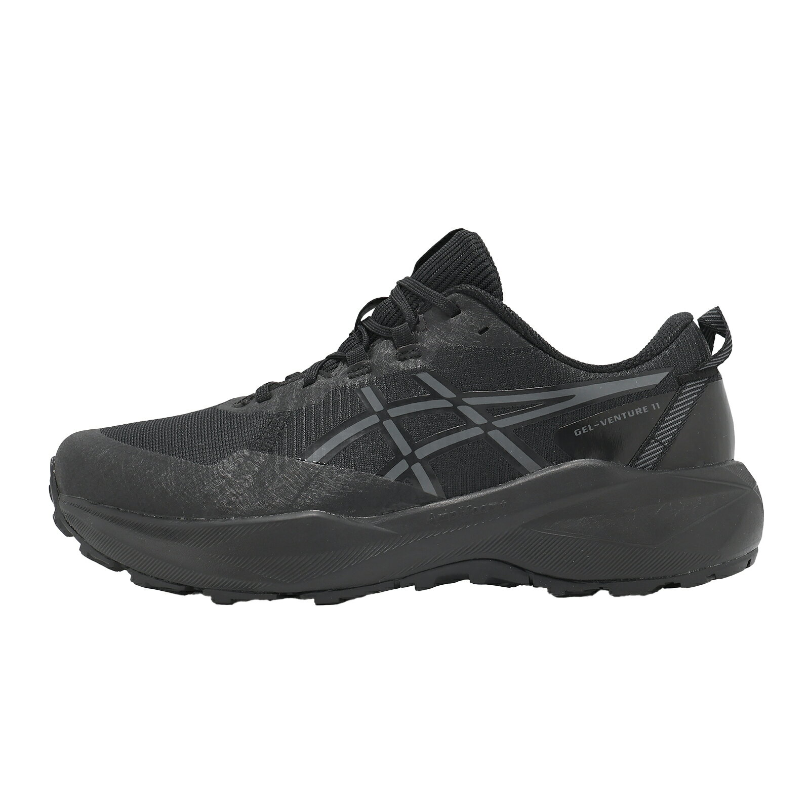 Asics 亞瑟士 越野跑鞋 GEL-Venture 11 4E 超寬楦 男鞋 黑 灰 入門款 1011C161003