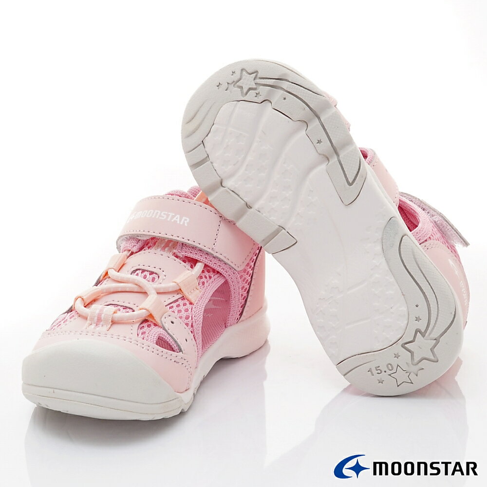 日本月星Moonstar機能童鞋赤子心系列花漾涼鞋款2363新品任選(中小童段)24年式(夏) 6