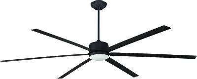 穩帝仕-密西西比河-90吋BLDC直流無刷燈扇/平光黑/18023A