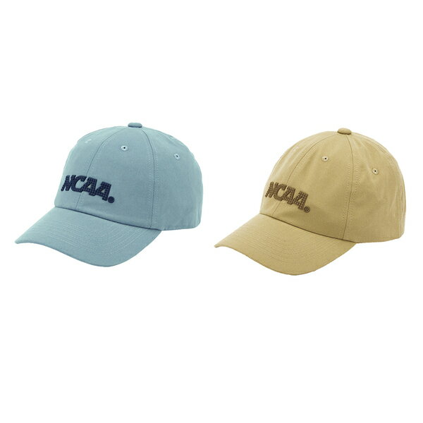 【滿額現折300】NCAA 帽子 淺藍 卡其 立體LOGO 老帽 棒球帽 73251875-
