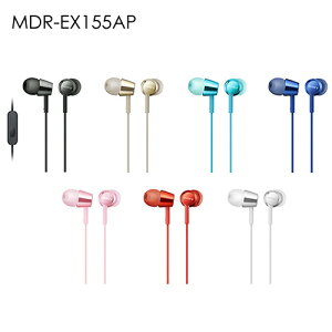 SONY MDR-EX155AP 入耳式耳機 支援全系列智慧手機 【APP下單點數 加倍】