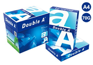 Double A A4影印紙70磅(箱購)- A4(5包/箱)