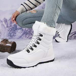 【免運】開發票 雪靴 女士高筒棉靴大碼冬季加絨加厚戶外靴保暖雪地靴時尚韓版女靴