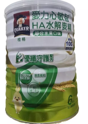 桂格 愛力心敏智HA水解麥精 綜合水果口味