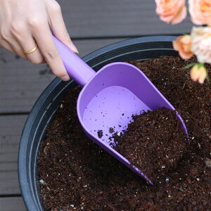 園藝工具加厚塑料填土拌土土鏟易清潔可懸掛彩色園藝鏟子