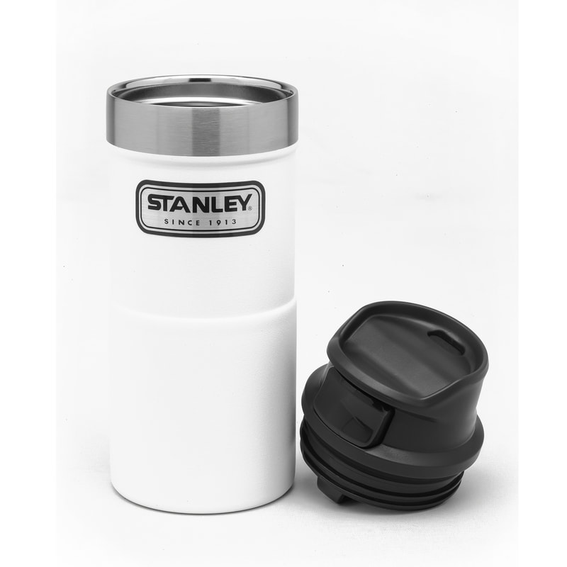 ├登山樂┤ 美國 Stanley 經典系列 單手保溫咖啡杯2.0 0.35L (簡約白) # 10-06440