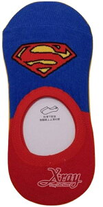超人Superman矽膠止滑船型襪，短襪/船型襪/卡通襪子/運動襪/長襪，X射線【C109820】