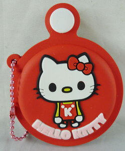 【震撼精品百貨】Hello Kitty 凱蒂貓~KITTY吊飾紅色矽膠扣 零錢包【共2款】 震撼日式精品百貨