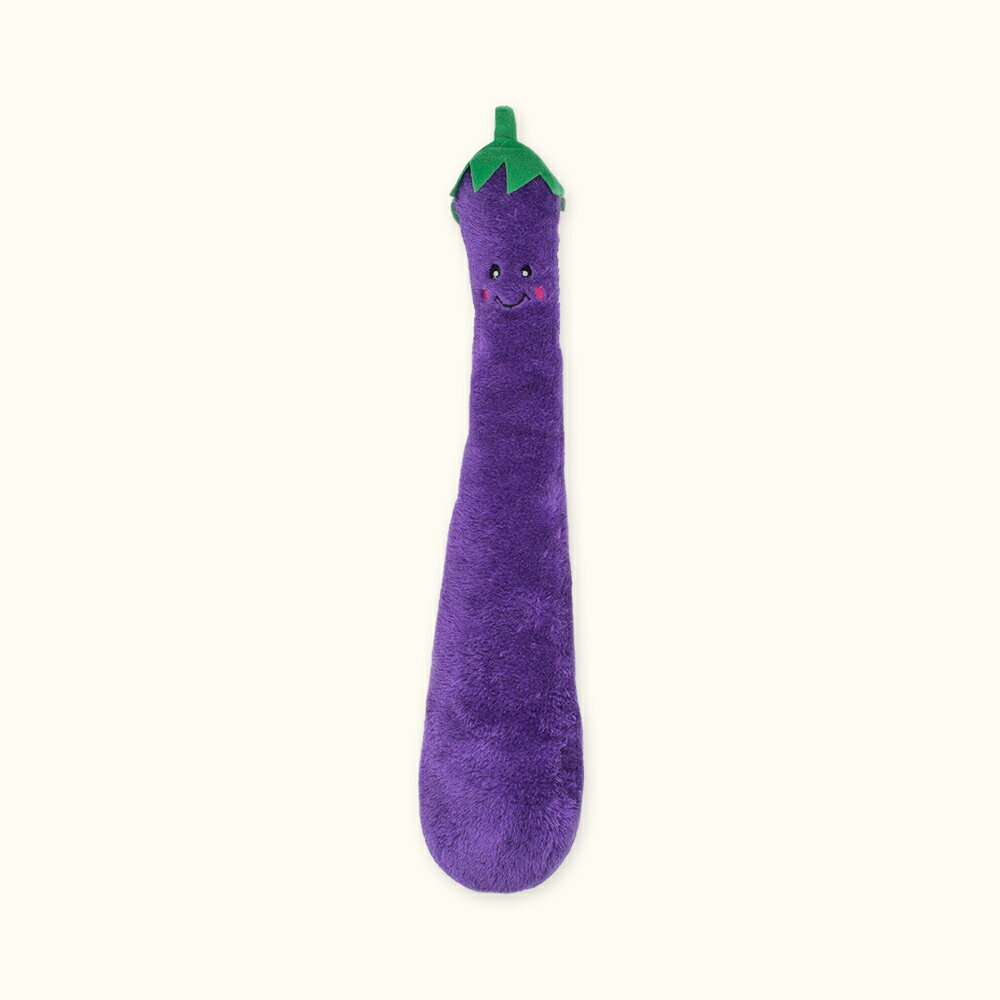 【SofyDOG】ZippyPaws 吵鬧蔬果攤-茄子表哥 有聲玩具 互動玩具