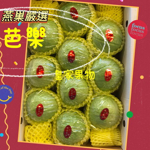 燕巢牛奶帝王芭樂中大果嘗鮮10入【皇家果物】免運 2