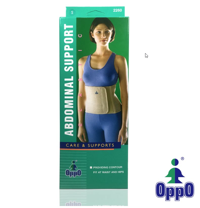 【富康世界】"歐柏" 軀幹裝具 (未滅菌) ｜ OPPO 2260 透氣泡棉束腹帶 束腰帶 10吋 (1入裝)