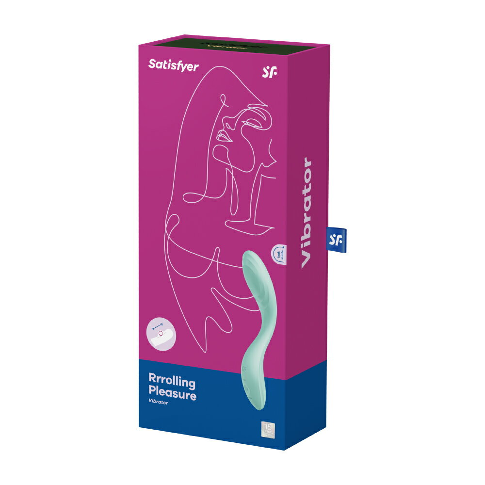 德國Satisfyer Rrrolling Pleasure G點滾珠震動按摩器 (粉綠)